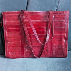 Vintage Eel Skin Purse Handbag